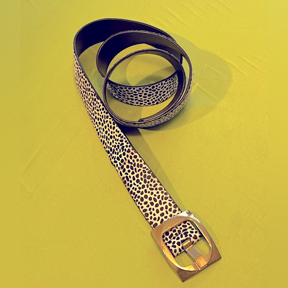Plus Size Leopard Print Women's Belt